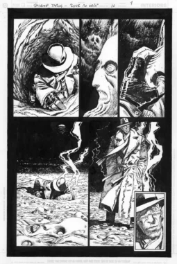 Swamp Thing - Love in Vain #10 page 01 by Enrique Breccia