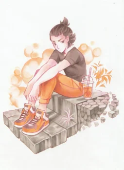 A Fragment and a Whole Piece at the Same Time Illustration by Caio Yo