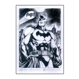 Batman Sketch Card by Carlos Reno
