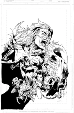Justice League of America #09 cover by Felipe Watanabe