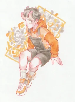 Overall and Horns Illustration by Caio Yo