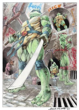 Teen Mutant Ninja Turtles Illo by Alexandre Nascimento
