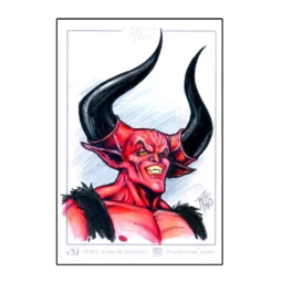 The Legend Sketch Card by Carlos Reno