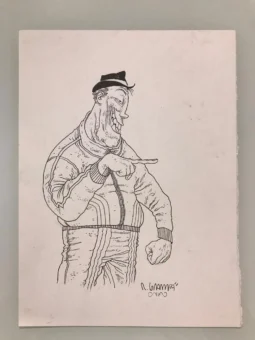 1. Character and outfit designs for “O Livro de Itens do Paciente Estevão” by Felipe Hirsch by Rafael Grampá