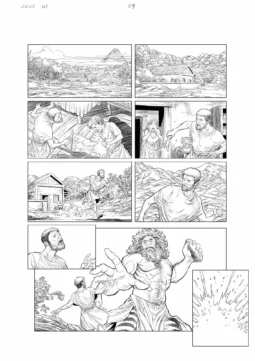 Les guerres de Zeus #01 page 09 AP by Carlos Rafael