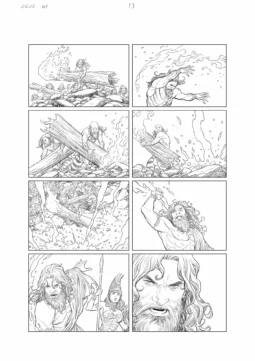 Les guerres de Zeus #01 page 13 AP by Carlos Rafael