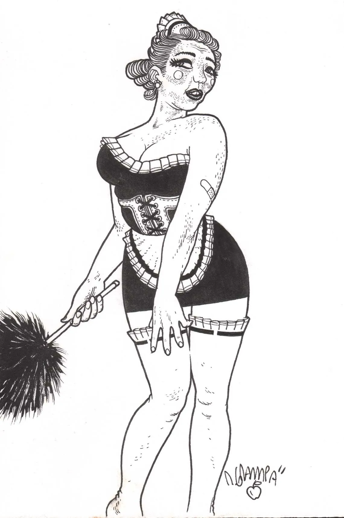 7. Character and outfit designs for “O Livro de Itens do Paciente Estevão” by Felipe Hirsch by Rafael Grampá