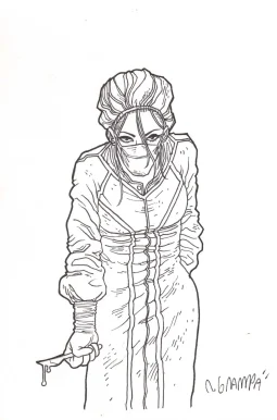 8. Character and outfit designs for “O Livro de Itens do Paciente Estevão” by Felipe Hirsch by Rafael Grampá