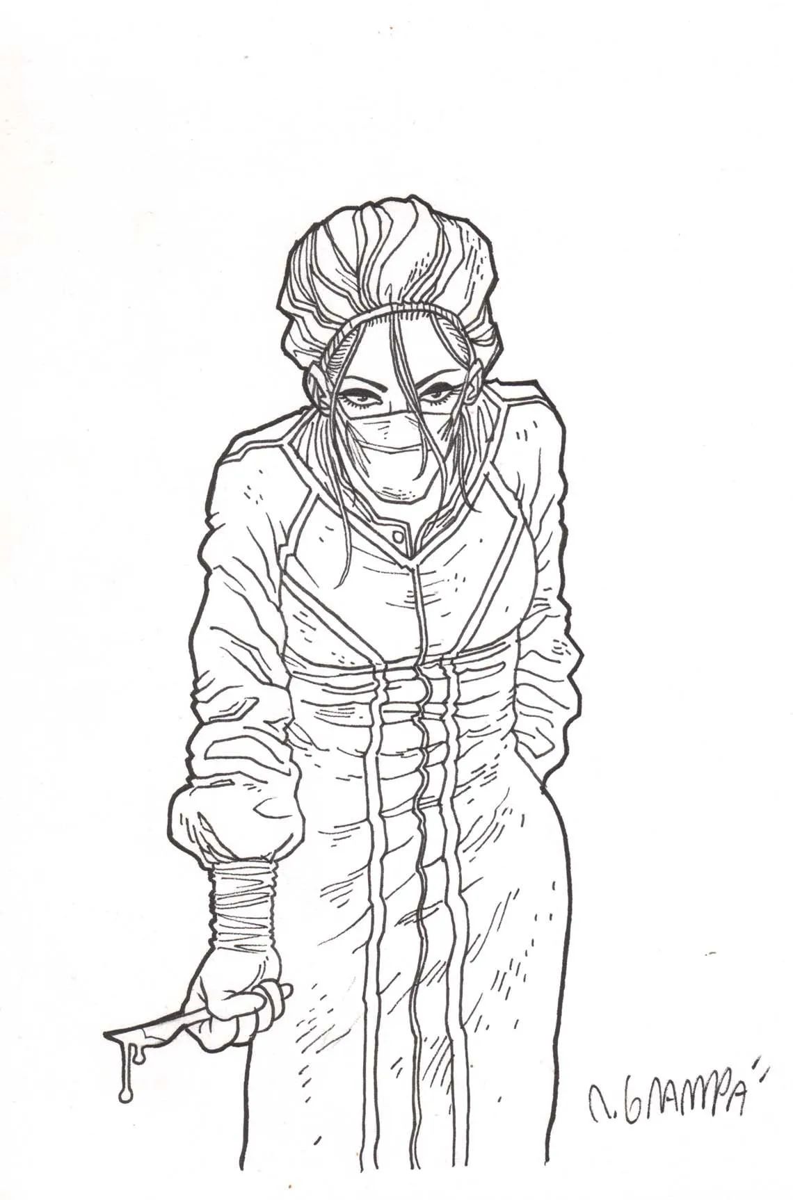 8. Character and outfit designs for “O Livro de Itens do Paciente Estevão” by Felipe Hirsch by Rafael Grampá