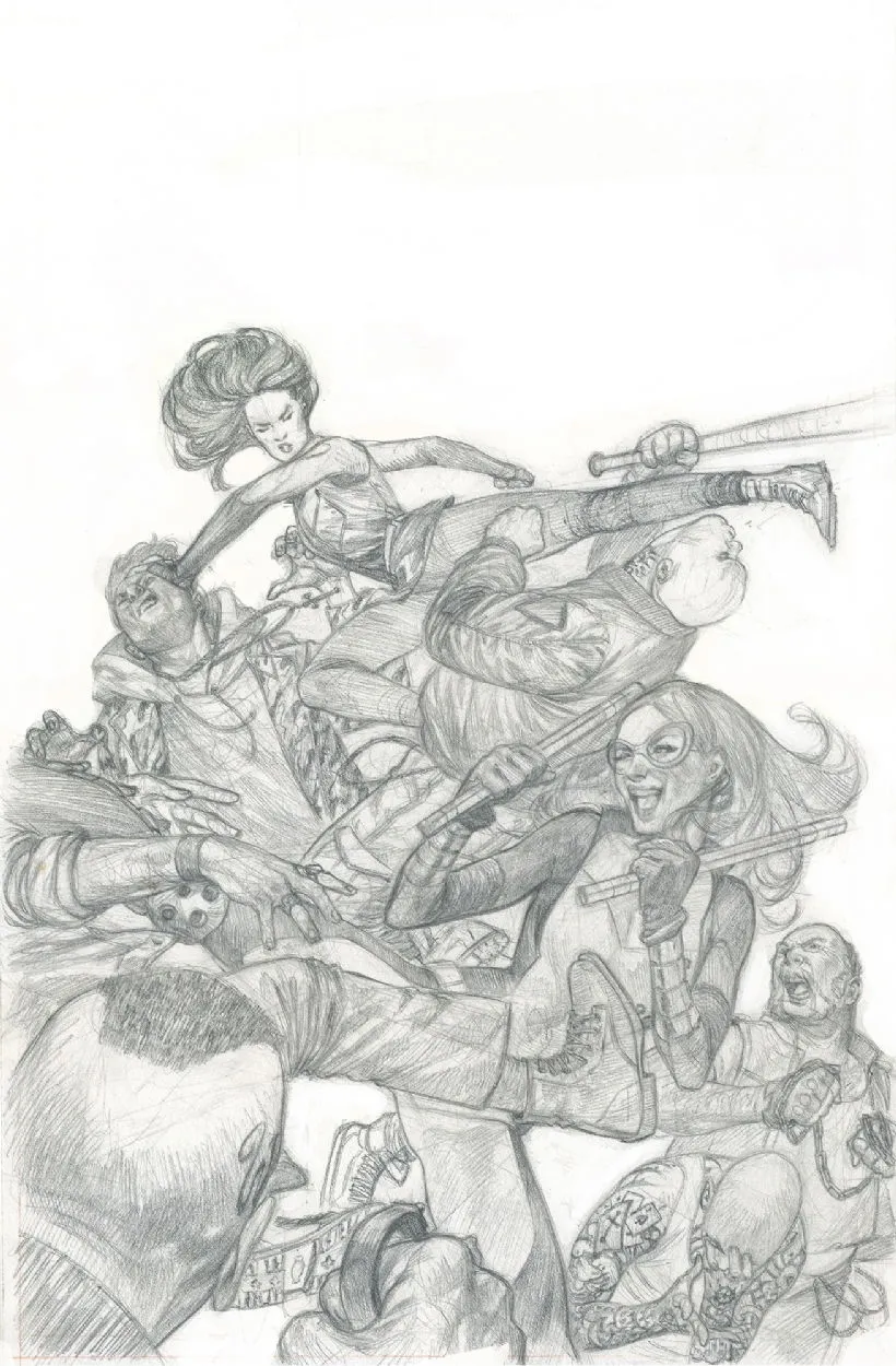 S.H.I.E.L.D. #08 cover by Julian Totino Tedesco