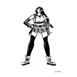 Tifa sketch by Bruno Seelig