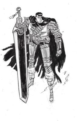 Guts sketch by Bruno Seelig