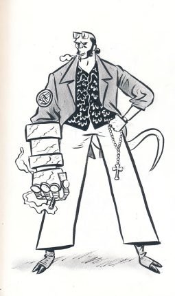 Hellboy Vacation by Bruno Seelig