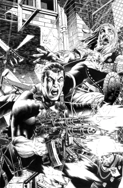 Punisher: Red Band #2 variant cover by Paulo Siqueira