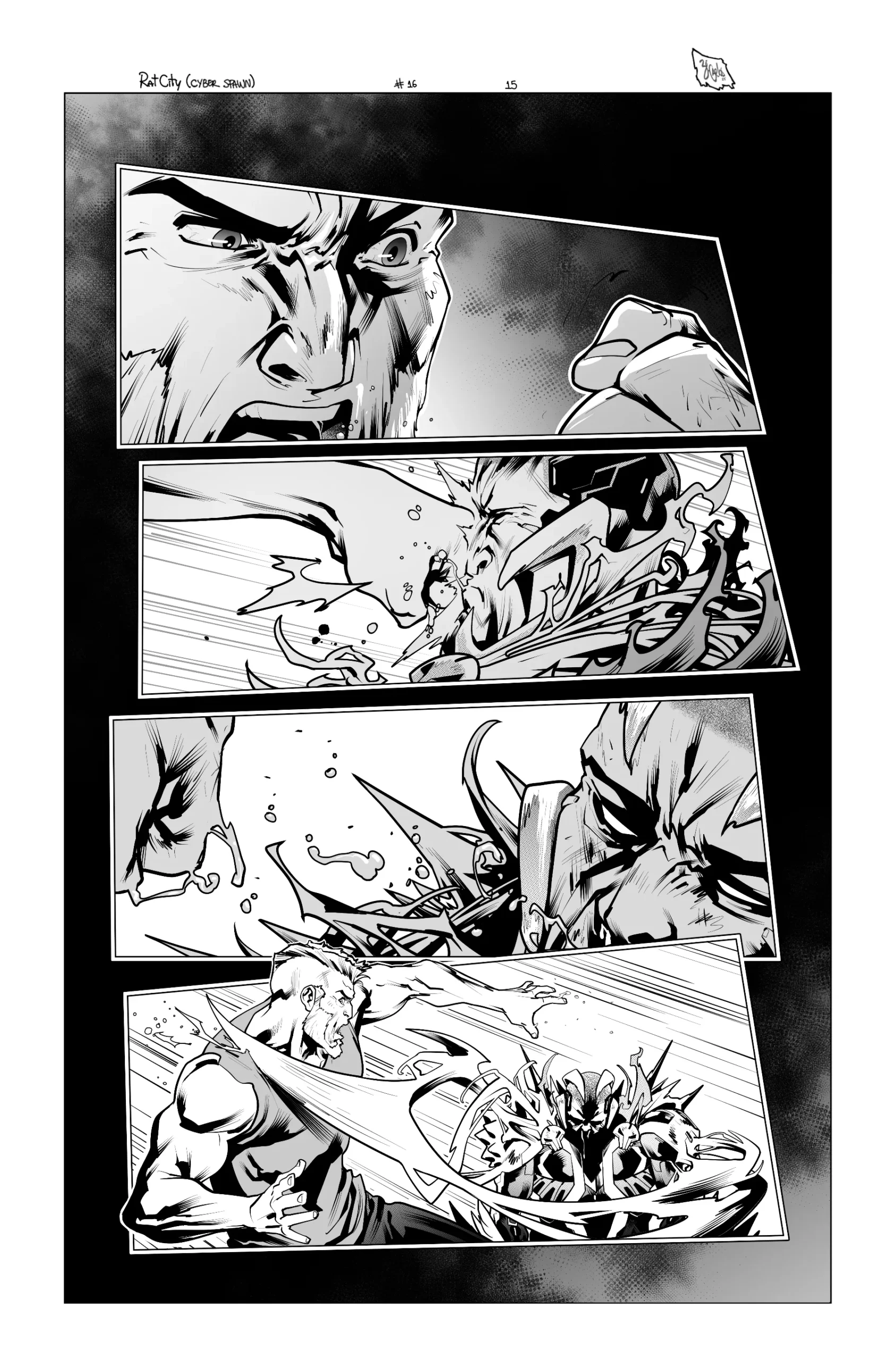 Rat City #16 page 15 AP by Zé Carlos