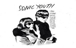 Sonic Youth sketch by Bruno Seelig