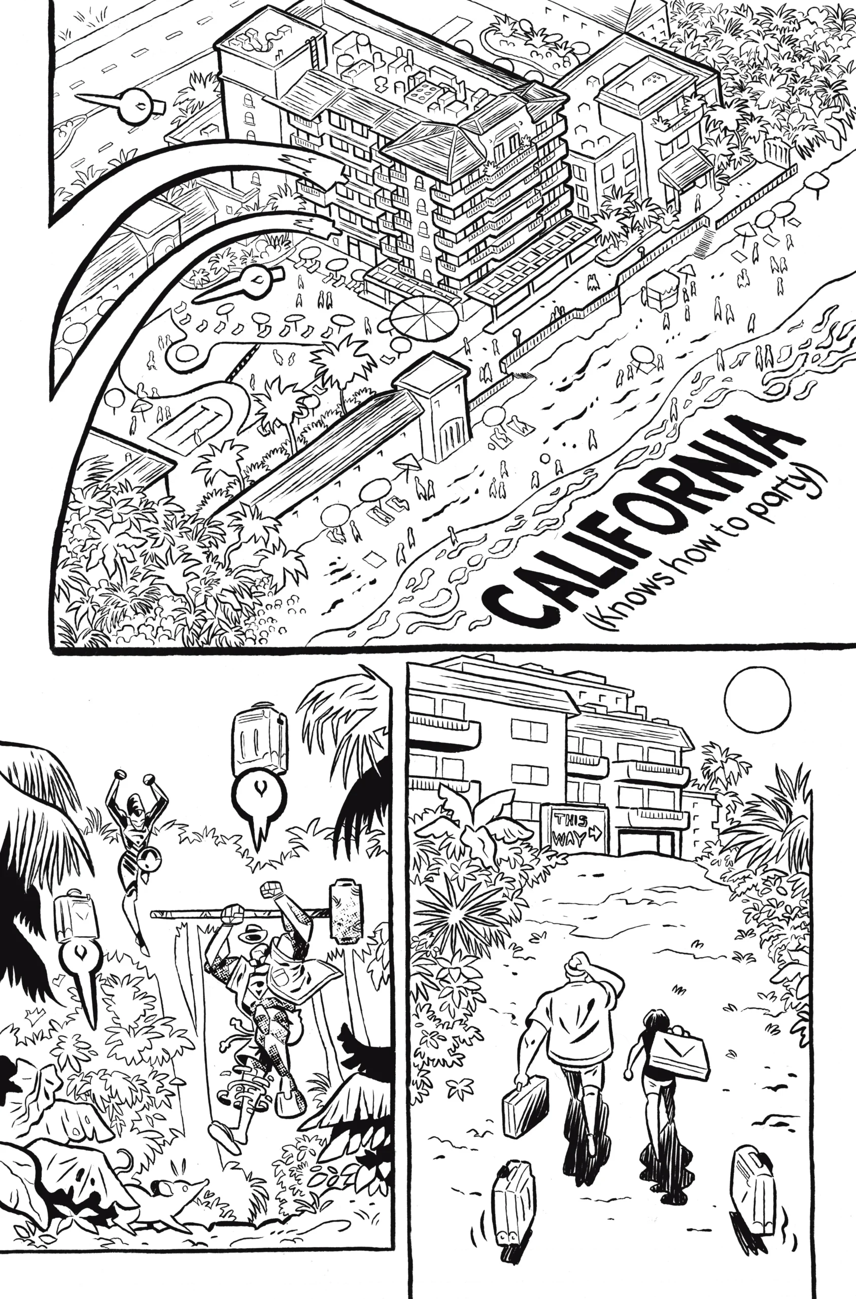 Kal-El-Fornia Love #01: Across the Room page 01 by Juni Ba