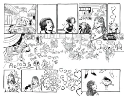 Kal-El-Fornia Love #01: Across the Room page 02-03 by Juni Ba