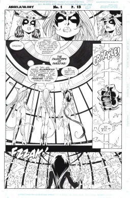 Angela / Glory: Rage of Angels #01 page 13 by Roger Cruz