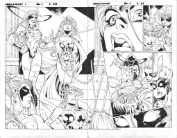 Angela / Glory: Rage of Angels #01 page 20-21 by Roger Cruz