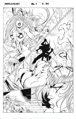 Angela / Glory: Rage of Angels #01 page 26 by Roger Cruz