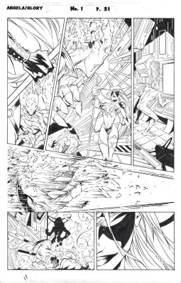 Angela / Glory: Rage of Angels #01 page 31 by Roger Cruz