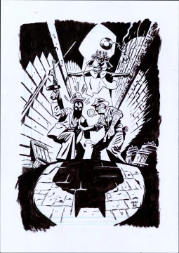 Batman and Robin: Year One #9 cover by Juni Ba