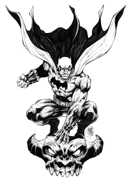 Batman Illo by Marcio Abreu