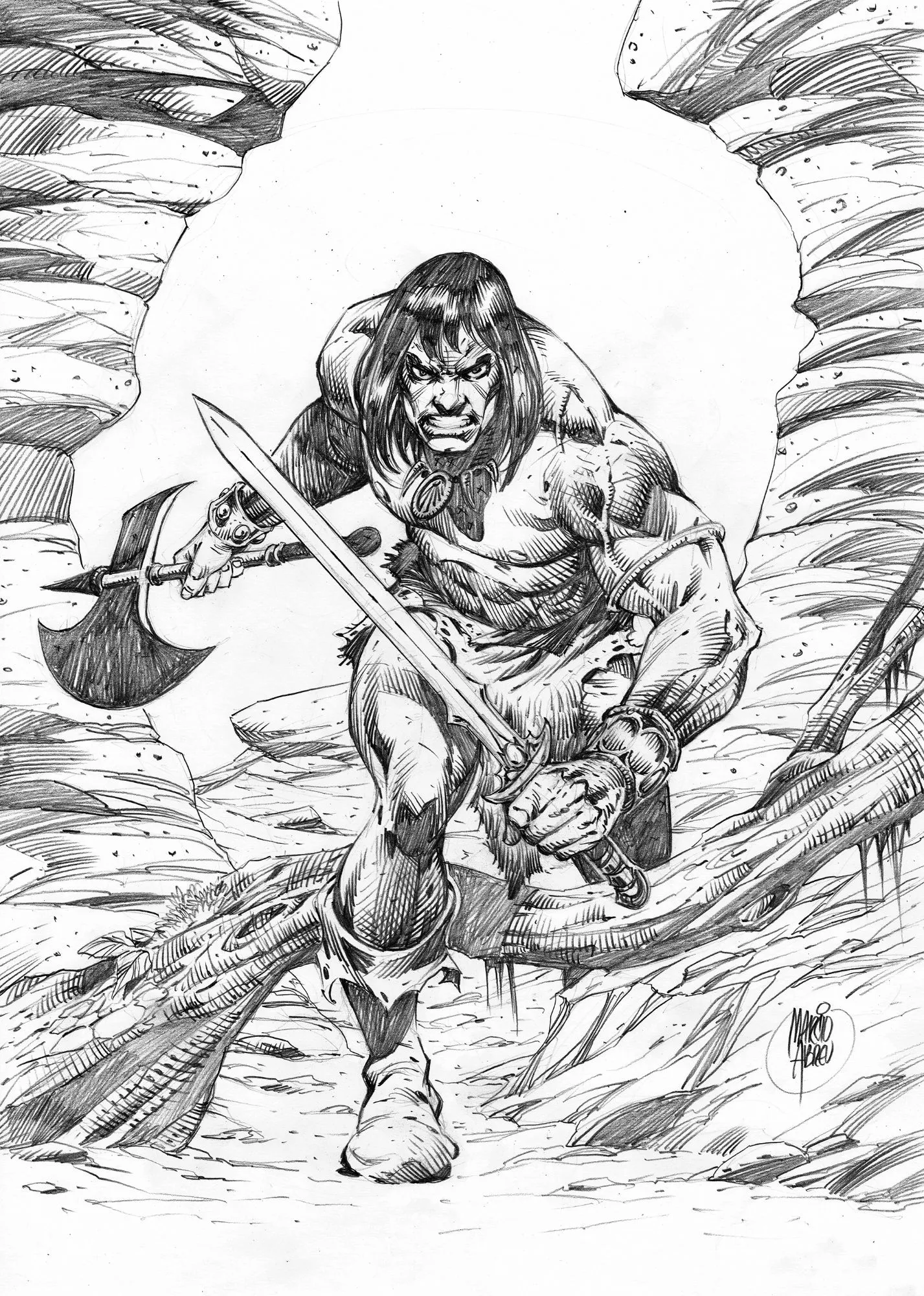 Conan Illo by Marcio Abreu