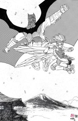 Dark Knight Batman & Robin Illo by Magenta