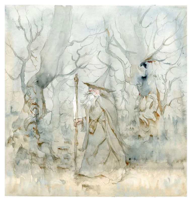Gandalf Illo by Lelis 10x10