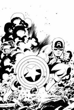 Mighty Marvel Masterworks: Captain America #02 cover AP by Leonardo Romero