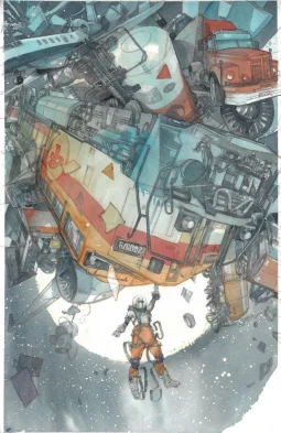 Moon Man #02 variant cover by Greg Tocchini