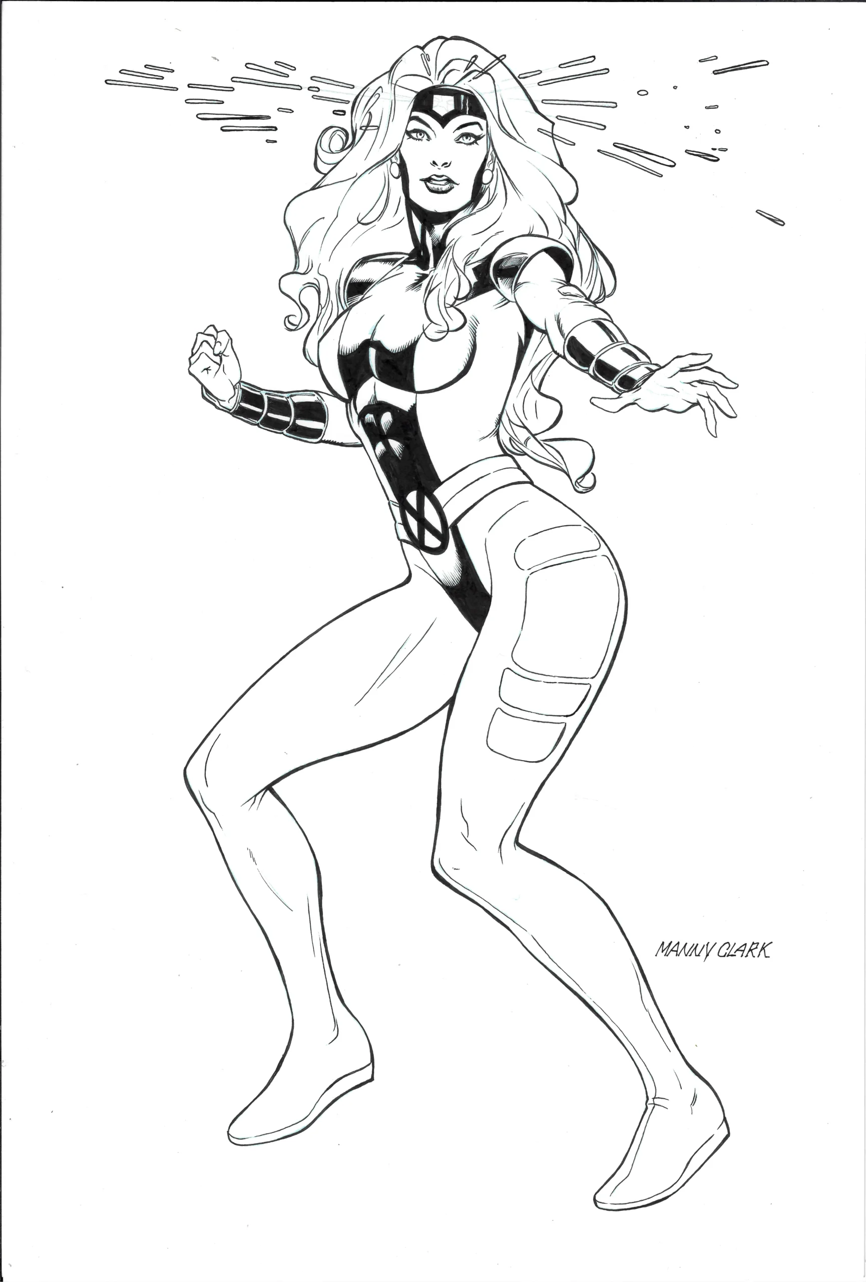 Jean Grey Illo by Manny Clark