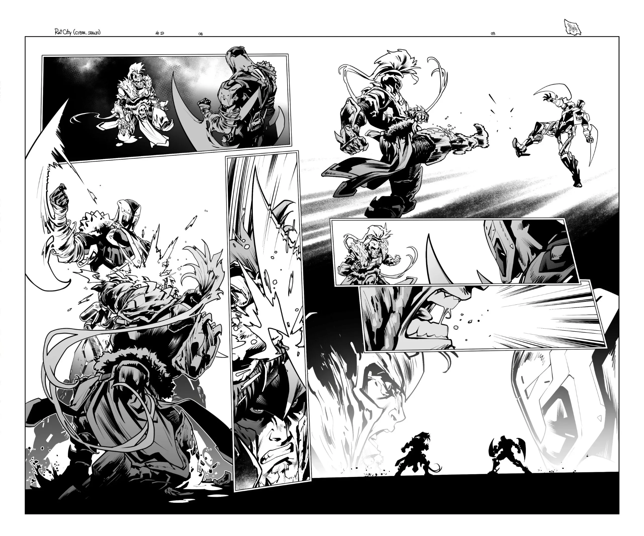 Rat City #17 page 08-09 AP by Zé Carlos