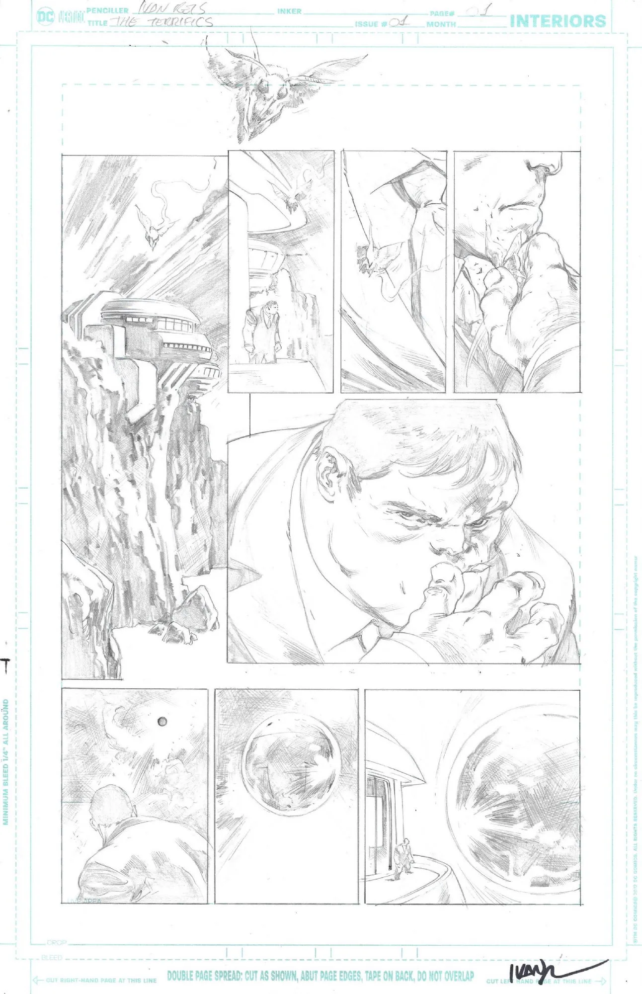 The Terrifics #01 page 01 by Ivan Reis