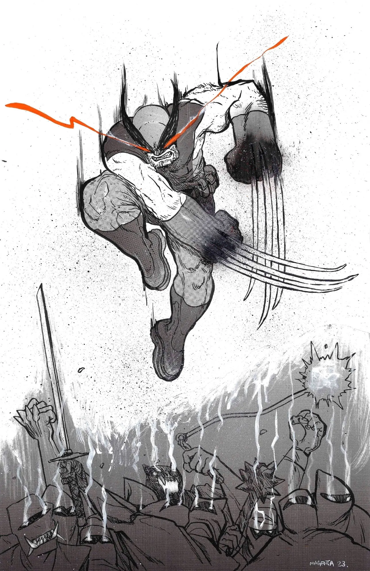 Wolverine Illo by Magenta King