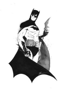 Batman Illo by PJ Kaiowá