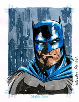 Batman sketch card 08 by Renato Arlem