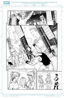 Dazzler #01 page 04 by Rafael Loureiro