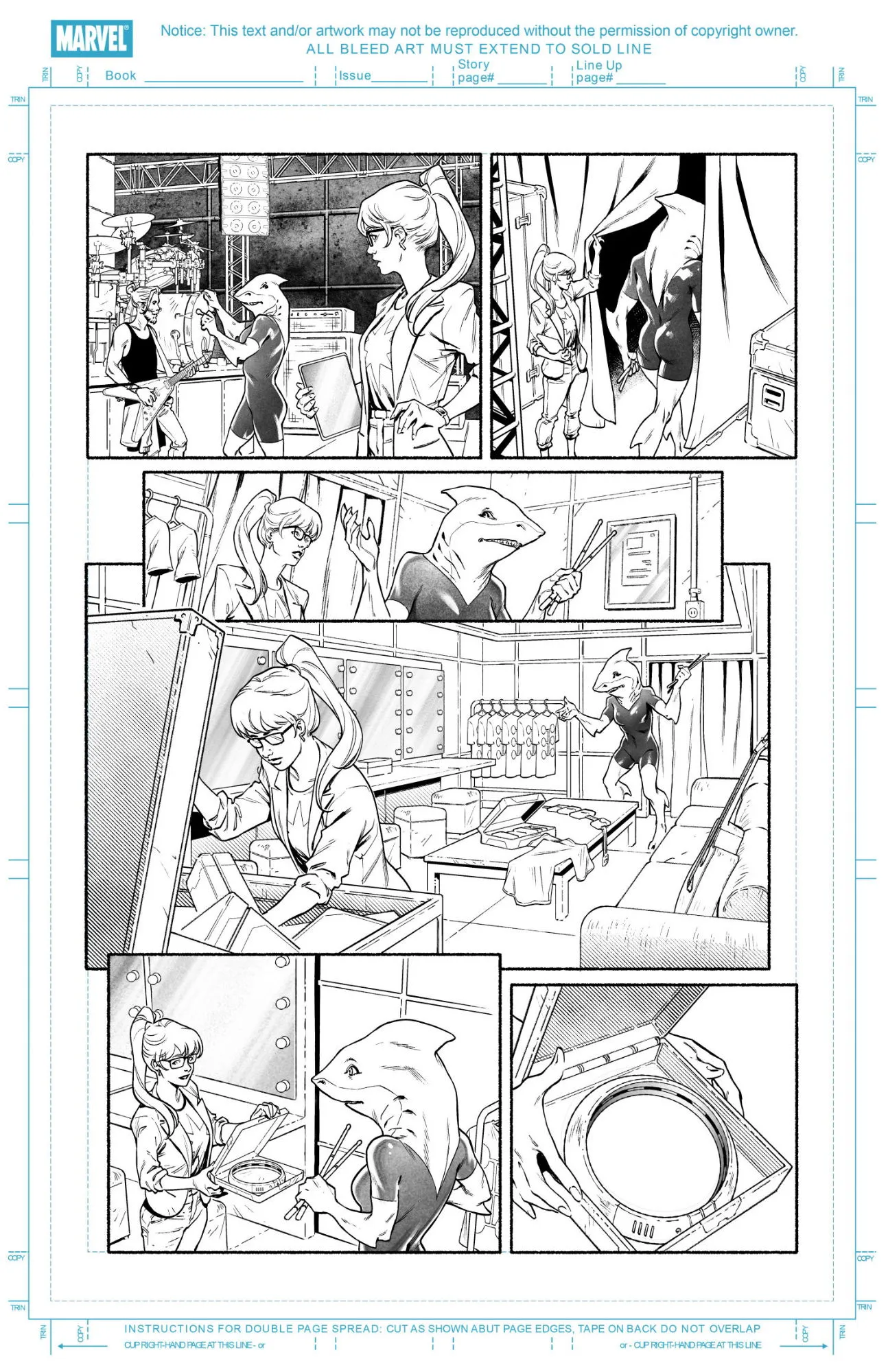 Dazzler #01 page 07 by Rafael Loureiro