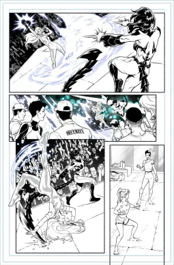 Dazzler #01 page 13 by Rafael Loureiro