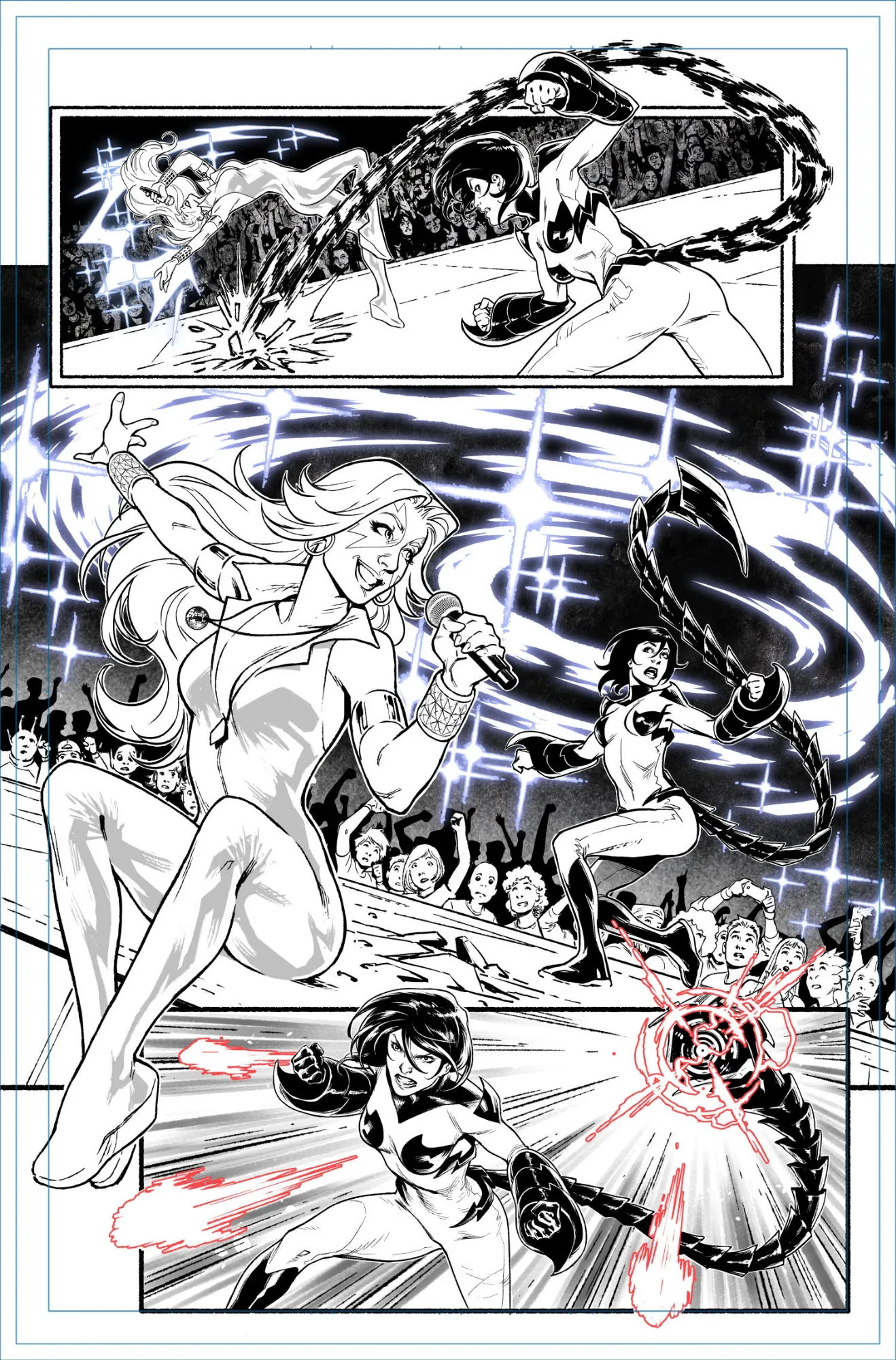 Dazzler #01 page 16 by Rafael Loureiro