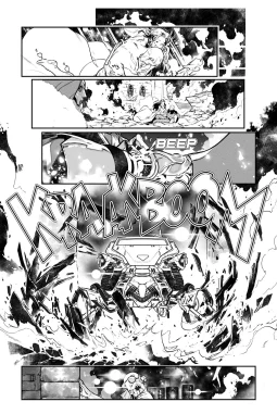 Fantastic Four #34 page 11 AP by RB Silva