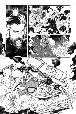 Fantastic Four #34 page 12 AP by RB Silva