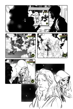 Fantastic Four #34 page 18 AP by RB Silva