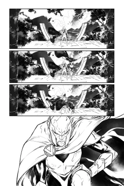 Fantastic Four #34 page 20 AP by RB Silva