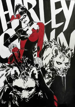 Harley Quinn Illo by Priscilla Petraites