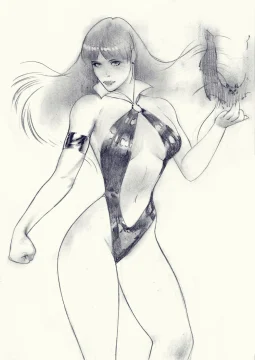 Vampirella commission by Rod San