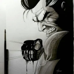 Wolverine illo by PJ Kaiowá